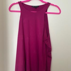 Magenta racer back tank top